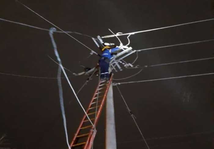 Trabajo. La víctima estaba cerca de los cables de alta tensión.