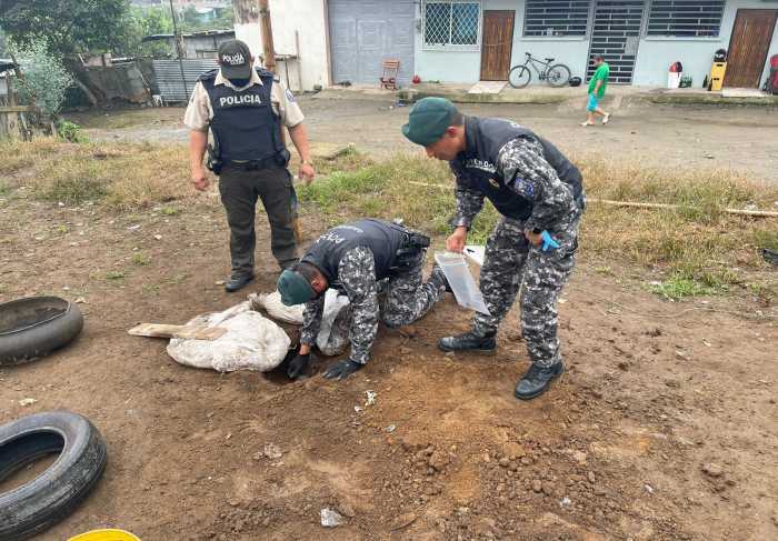 TRABAJO. Personal del GIR realizó una explosión controlada.