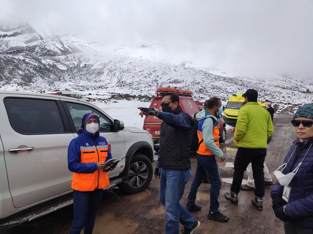 Cuatro personas fallecidas y una herida se reportan en el nevado Chimborazo