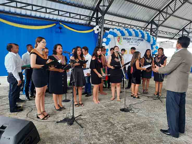 EVENTO. El concierto artístico cultural es parte de la programación.