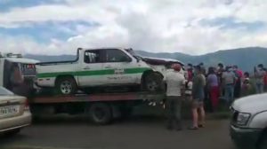 Cuatro heridos en volcamiento suscitado en Pelileo