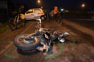 Motociclista murió en choque