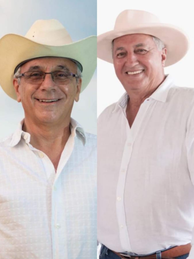 CANDIDATOS. Vinicio Arteaga y Gilbert Torres buscan la presidencia de la Asogan.
