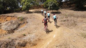 Nueva pista para ciclismo en Puyango