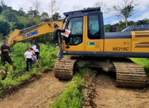 Suspenden minería ilegal en el sector de Chamico