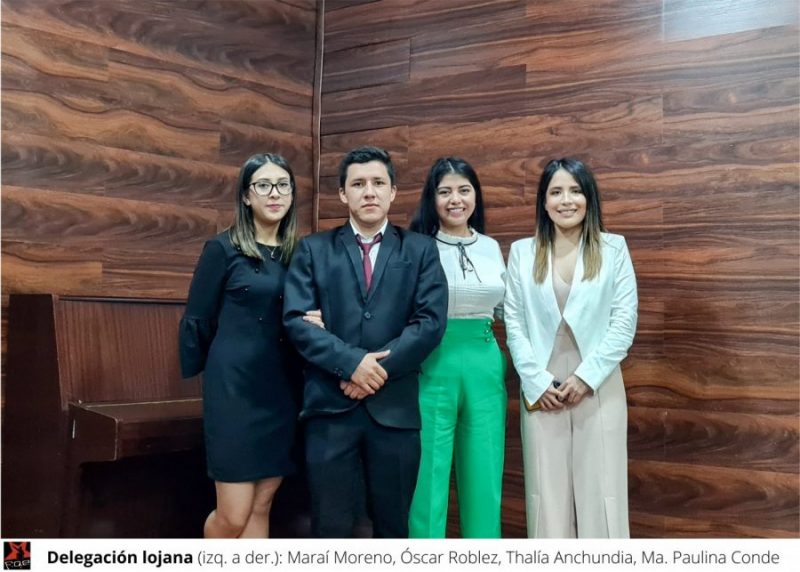 Lojanas triunfan en concurso internacional de oratoria