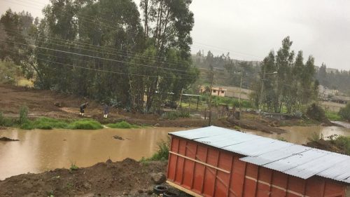 Tres parroquias de Ambato  son propensas a inundarse