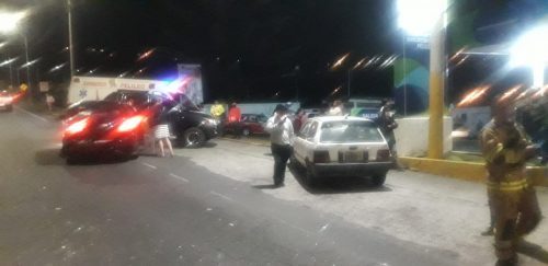 Una persona resultó herida en un accidente de tránsito en la vía Pelileo-Ambato.