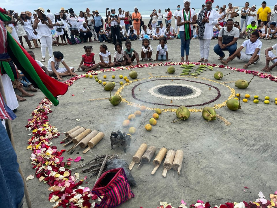 MARIMBA. Con música de los ancestros esmeraldeños se rinde tributo a los cimarrones.