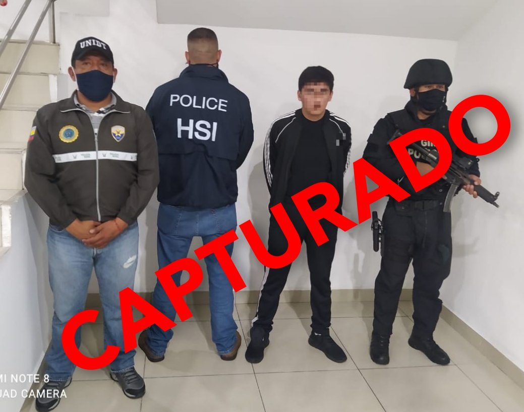 Ecuador captura a presunto integrante del cártel de Sinaloa