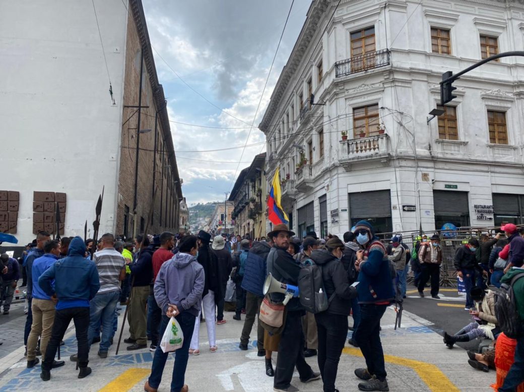 Veinte cierres viales en Quito por el diálogo y obras