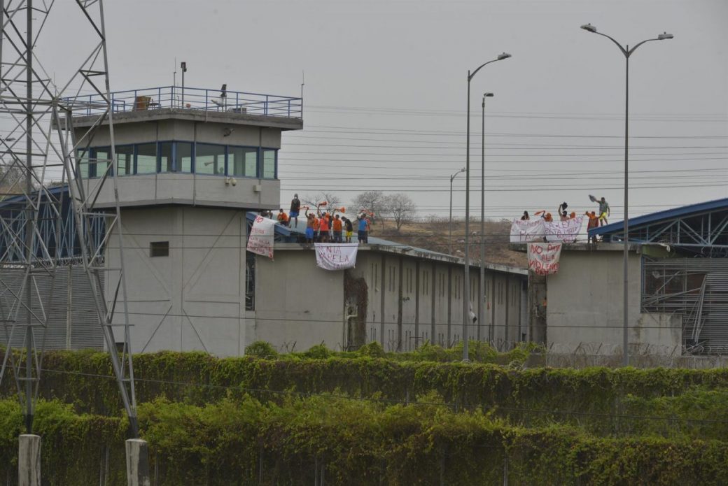 Imagen de los exteriores de la Penitenciaría del Litoral