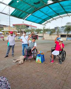 Personas con discapacidad conmemoran su día
