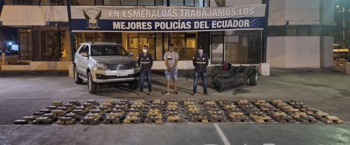 Policía decomisa 259 paquetes de droga