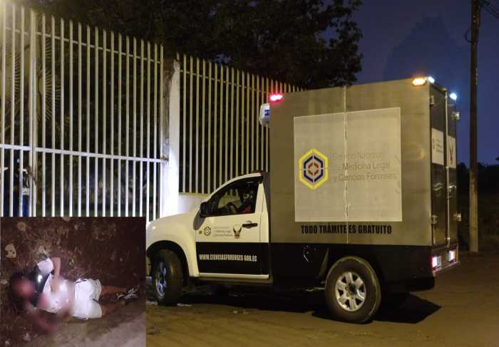 Víctima. El cadáver fue trasladado al Centro Forense de Santo Domingo.