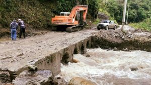 Tres sectores con complicaciones críticas por las lluvias en Imbabura