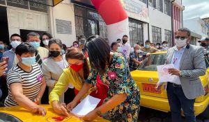 Corazones identifican los taxis seguros para las mujeres