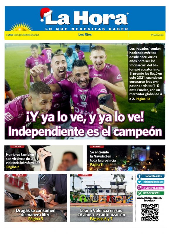 Los Ríos 13 de diciembre, 2021 Diario La Hora