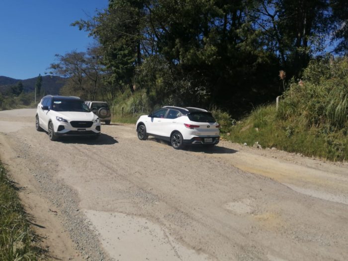 Vía Loja-Saraguro en mal estado por fallas geológicas
