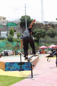 Concurso de skate solidario en Ambato