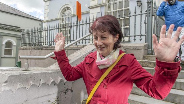 Margaret Buttimer a su salida del tribunal donde la condenaron