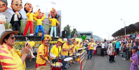 Imagen de archivo. Festival de Años Viejos realizado en Quito, el año 2017.