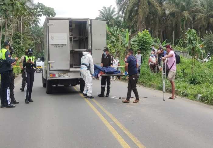 Rural. En la parroquia Valle Hermoso, Santo Domingo, un hombre murió atropellado.
