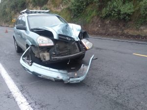 Tres heridos en un accidente en Mocha