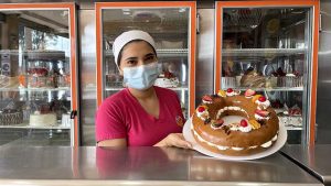 La rosca de Reyes es un postre para compartir