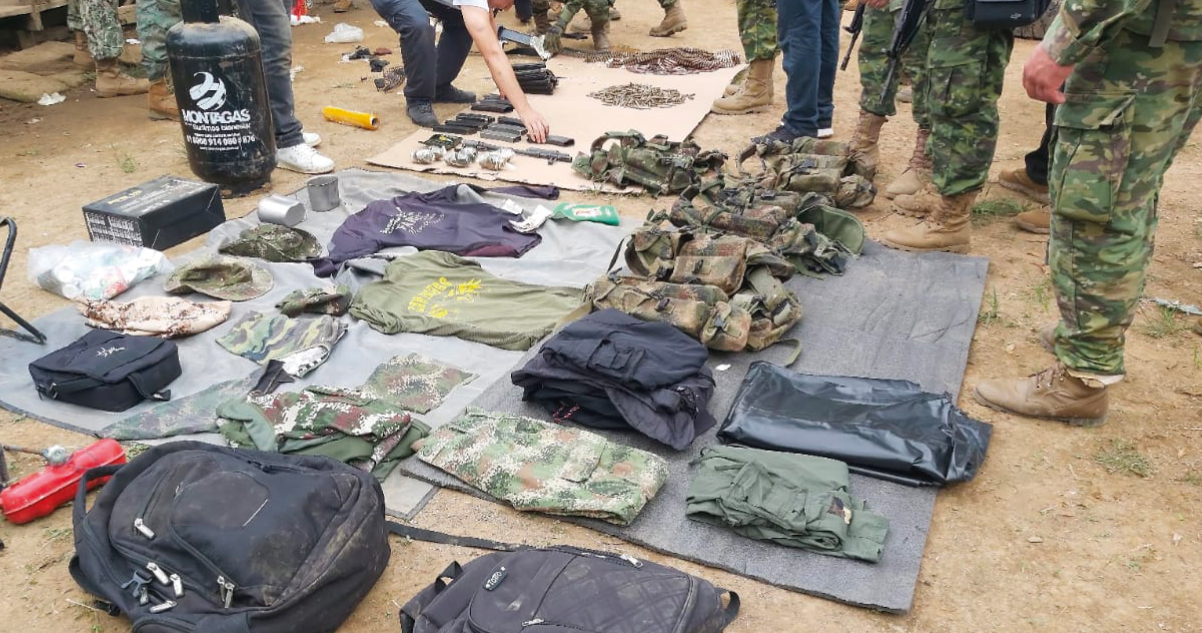 Fuerzas Armadas localiza base de descanso ilegal