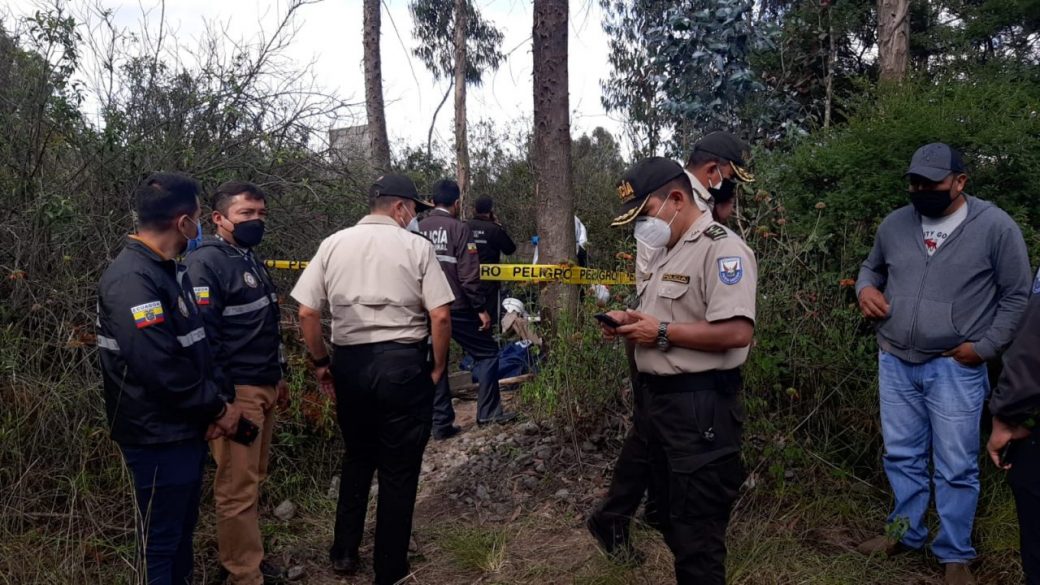 Una mujer fue asesinada en Carretas de Carcelén en Quito, mientras hacía ejercicio. Foto. Cortesía.