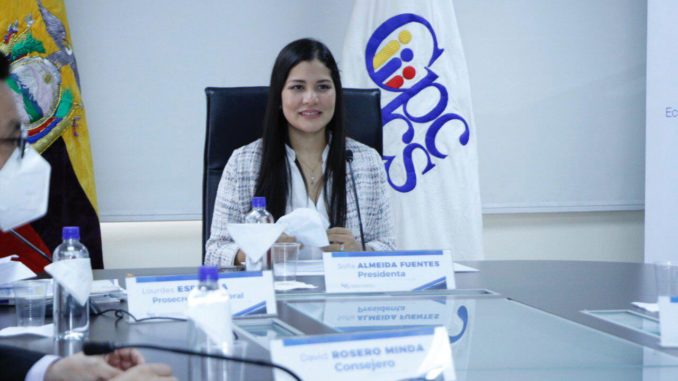 Sofía Almeida es presidenta del Consejo de Participación Ciudadana y Control Social.