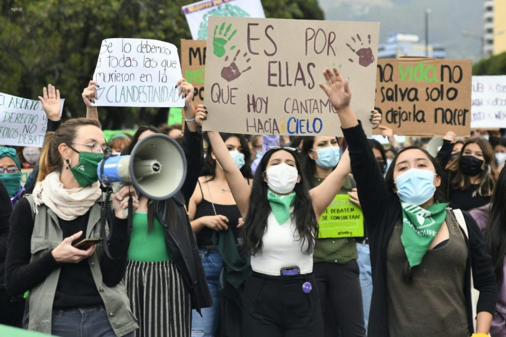 El aborto por violación es legal en Ecuador desde abril de 2021.