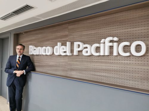 Roberto González, presidente del Banco del Pacífico.