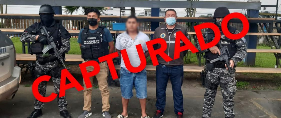 Cayó el más buscado de Santo Domingo de los Tsáchilas