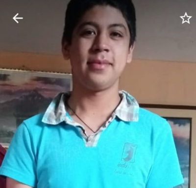 Juan Eduardo Santiana Valencia, de 17 años, se encuentra desaparecido.