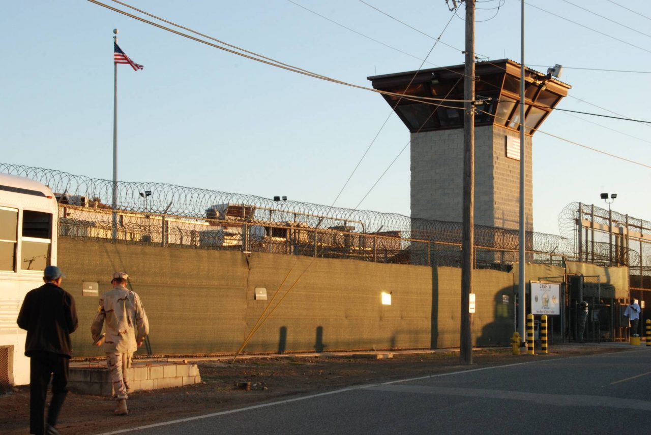 CÁRCEL. Vista de la entrada al campamento VI de la Base Naval de Guantánamo.