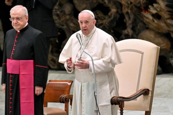 El Papa habló del tema durante su audiencia semanal en El Vaticano.
