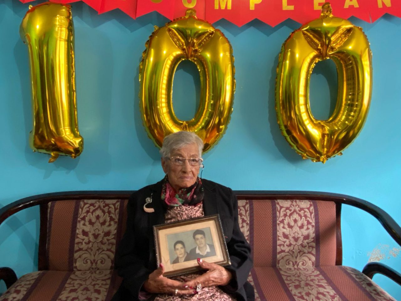 Abuelita cumple 100 años en el sur de Quito