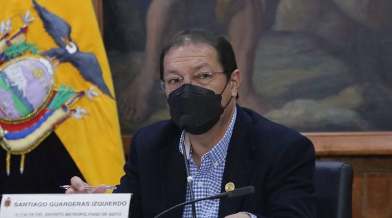 PERSONAJE. Santiago Guarderas es alcalde de Quito desde septiembre de 2021, tras la remoción de Jorge Yunda.