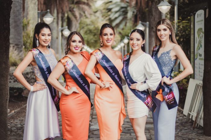 Candidatas a Reina de Ambato visitan Quito para promocionar la FFF