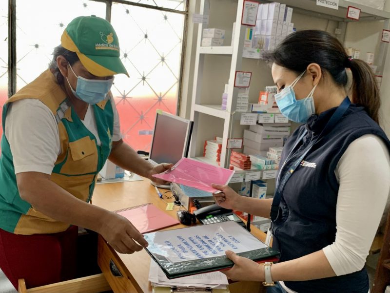 ACESS recorre establecimientos de salud en Zamora Chinchipe