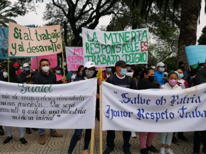 Pueblo de Gualel salió a defender minería responsable