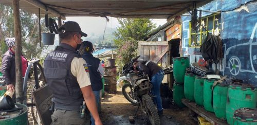 Una moto fue recuperada por la UICA de la Policía en Mocha.