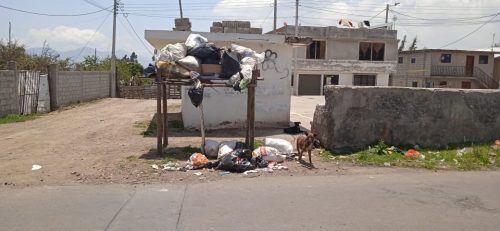 Moradores se quejan por la falta de recolección de basura en Santa Rosa