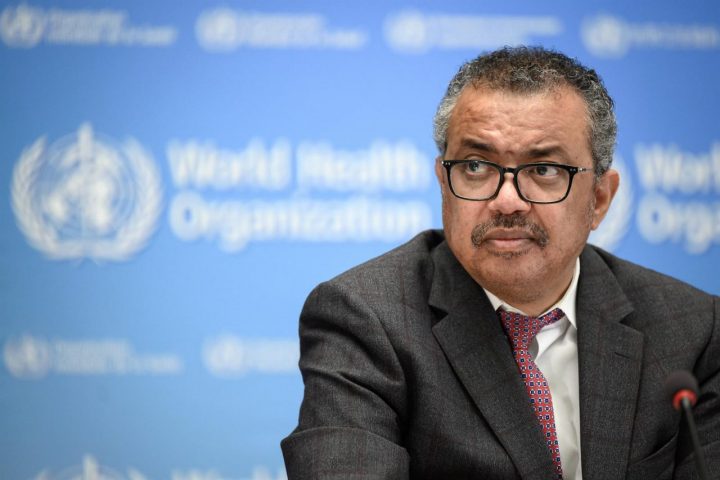 El director general de la Organización Mundial de la Salud, Tedros Adhanom Ghebreyesus.