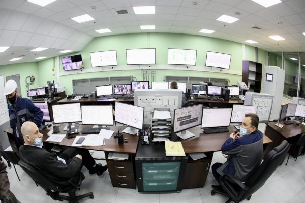 Imagen de archivo del cuarto de mando de la central nuclear ucraniana.