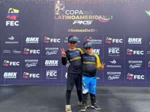 Ambateño lidera la Copa Latinoamericana de BMX