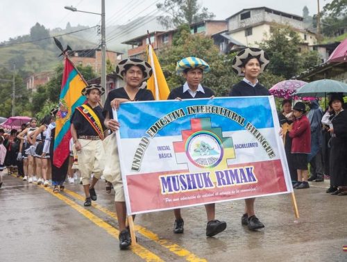 San Lucas vivió fiestas del Pawkar Raymi 2022 y de parroquialización