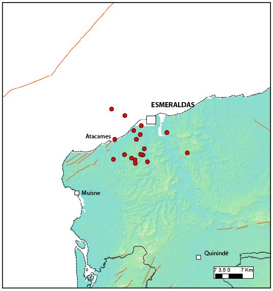 Choque de placas oceánicas causa sismos en Esmeraldas